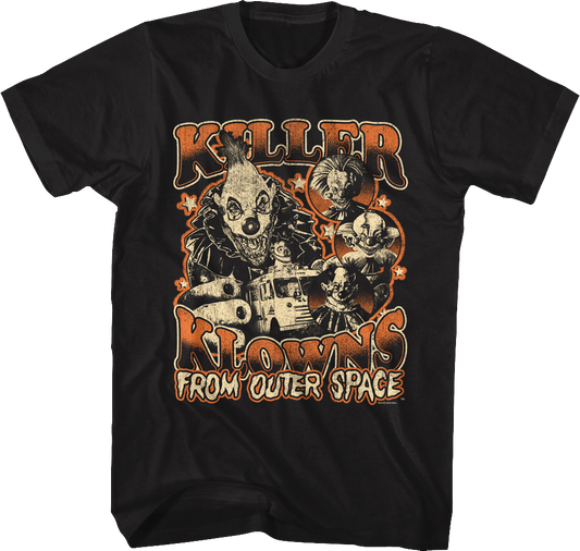 Vintage All-Star Collage Killer Klowns From Outer Space T-Shirt