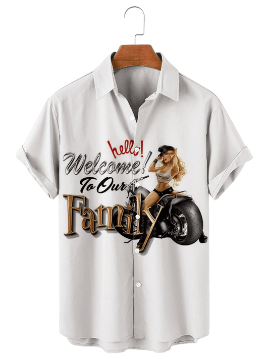 Vintage Car Hawaiian Shirt for Daily Casual Style