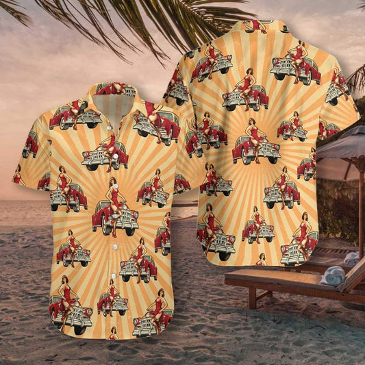 Vintage Car Trendy Hawaiian Shirt