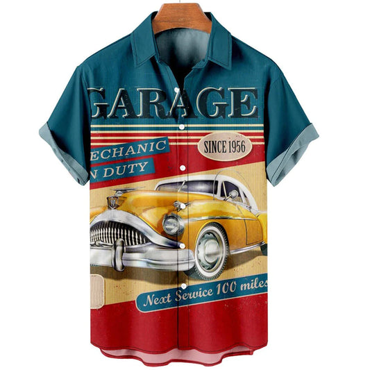 Vintage Cars Hawaiian Shirt A Trip Down Memory Lane