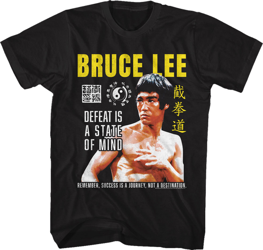 Vintage Defeat Is A State Of Mind Bruce Lee T-Shirt