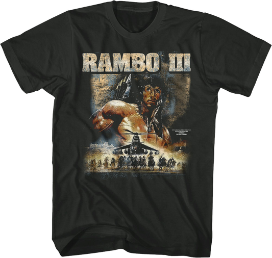 Vintage Poster Rambo III T-Shirt