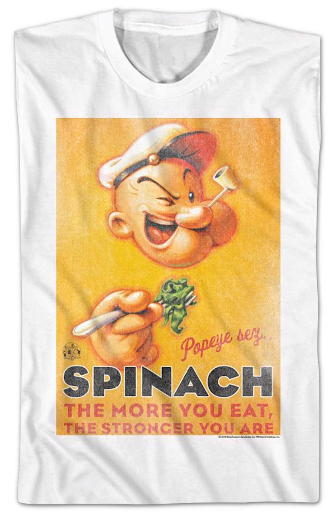 Vintage Spinach Poster Popeye T-Shirt