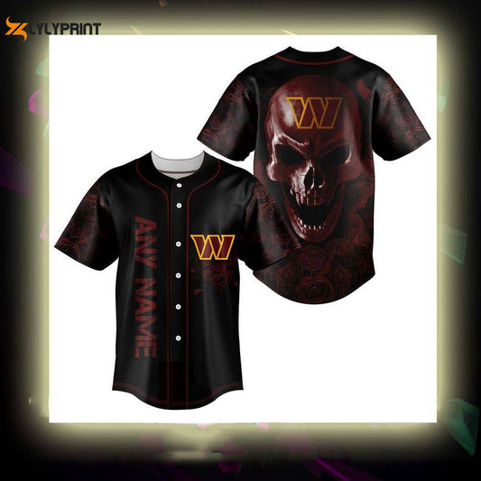 Washington Commanders Personalized Baseball Jersey - lylyprint.com