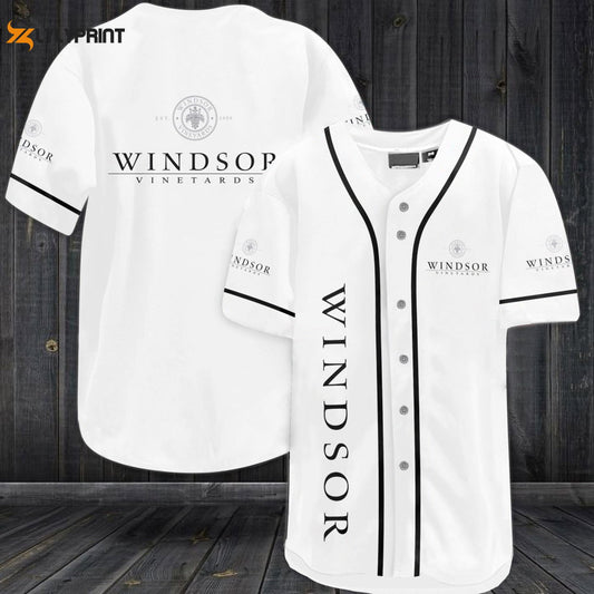 Windsor Vineyards Baseball Jersey - Gift for Men Women - lylyprint.com