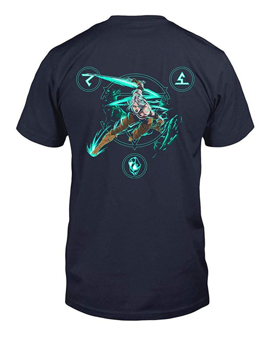 The Witcher 3 Ciri Lion of Cintra Adult Graphic Pocket T-Shirt