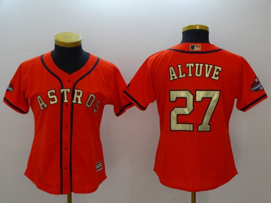 women Houston Astros #27 Jose Altuve Style 1