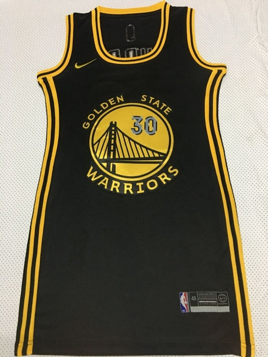 women golden state warriors #30 stephen curry Warriors 30 # Curry Black Women Dress s m l xl Style 2