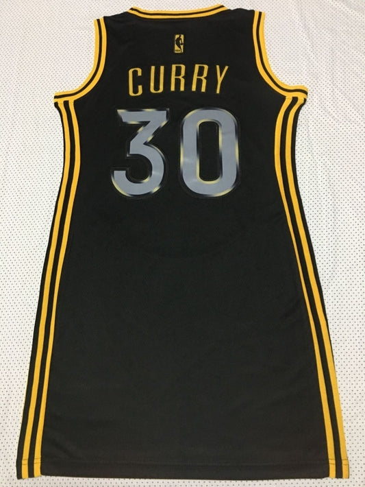 women golden state warriors #30 stephen curry Warriors 30 # Curry Black Women Dress s m l xl (1)_[1]