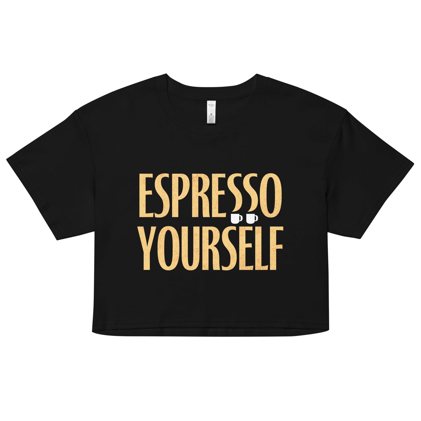 Espresso Yourself Women's Crop Tee