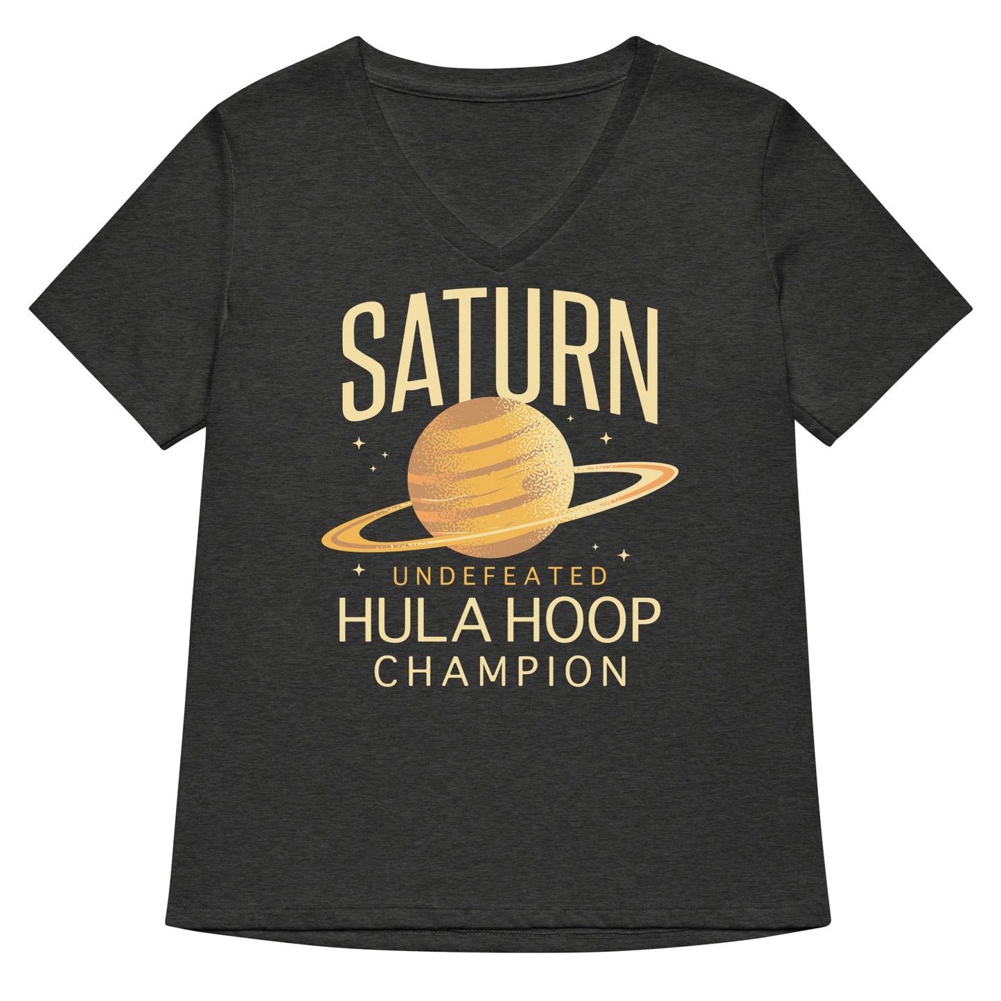 Undefeated Hula Hoop Champion Women's V-Neck Tee