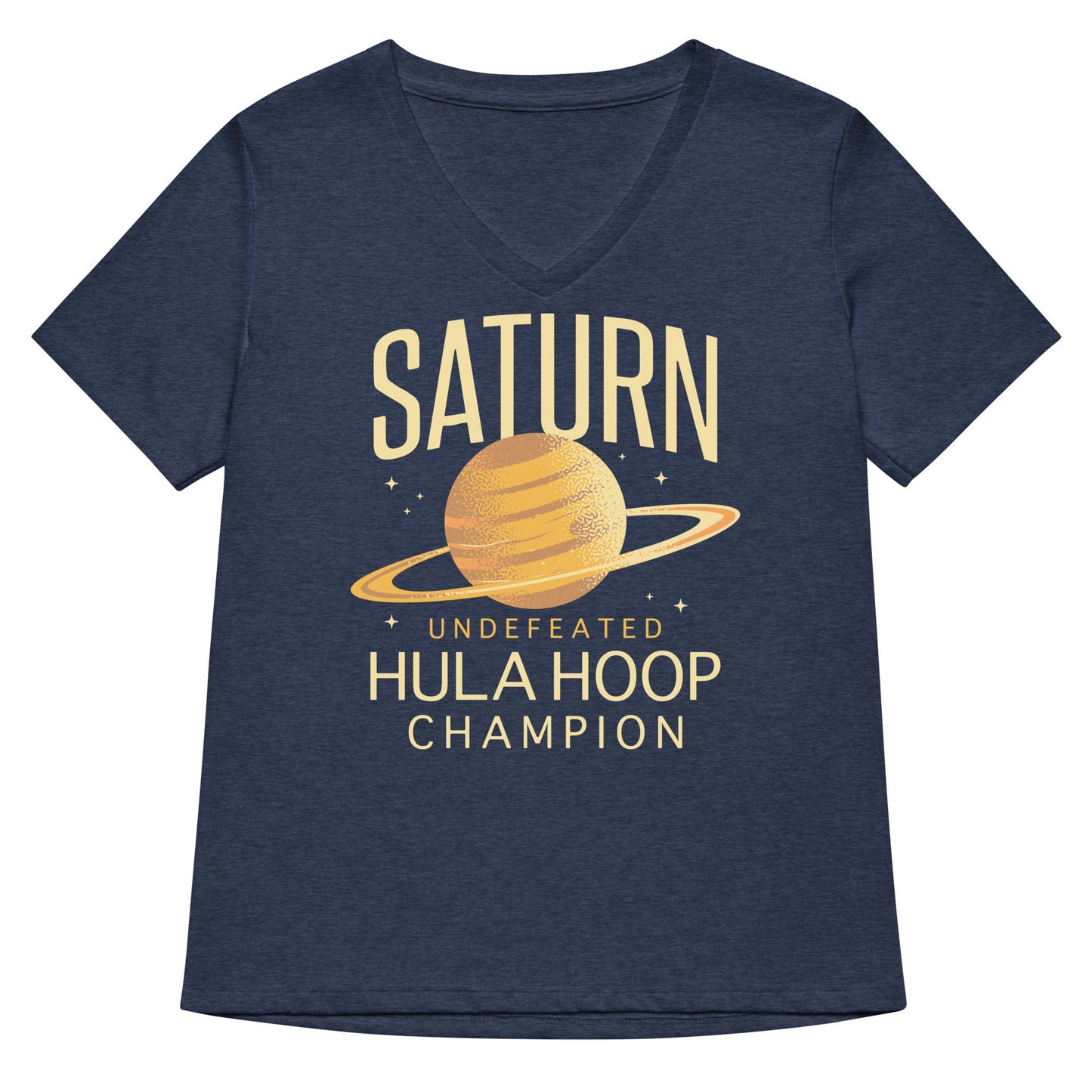 Undefeated Hula Hoop Champion Women's V-Neck Tee