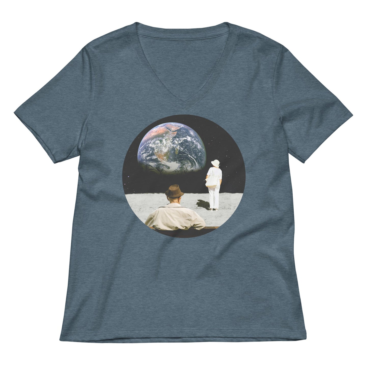 Tourist's View Women's V-Neck Tee