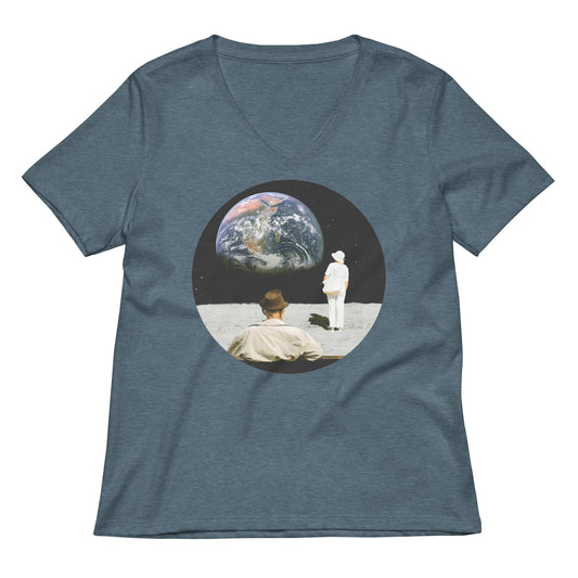 Tourist's View Women's V-Neck Tee