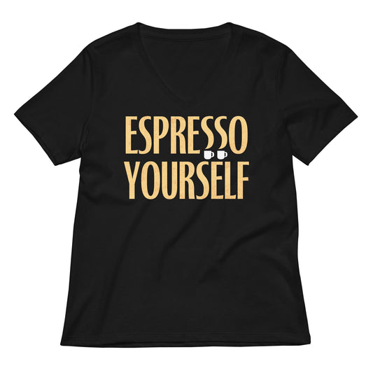 Espresso Yourself Women's V-Neck Tee
