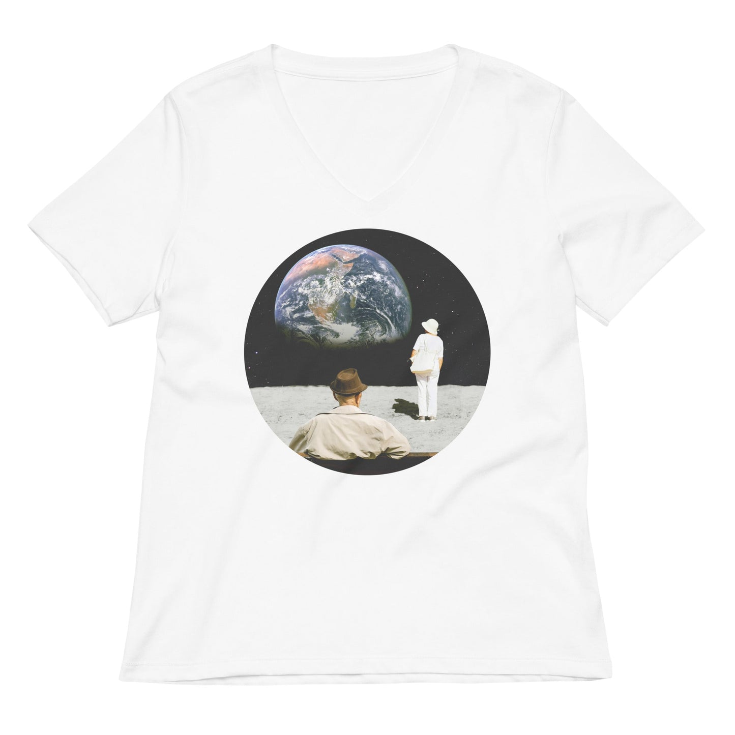 Tourist's View Women's V-Neck Tee