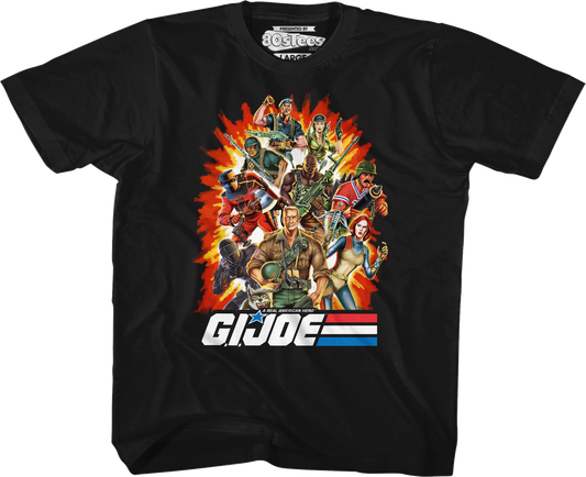 Youth Real American Heroes Group GI Joe Shirt