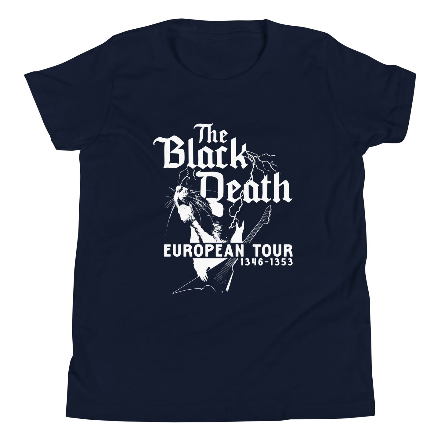 The Black Death European Tour Kid's Youth Tee