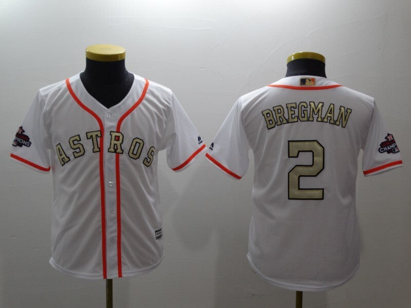 youth Houston Astros #2 Alex Bregman